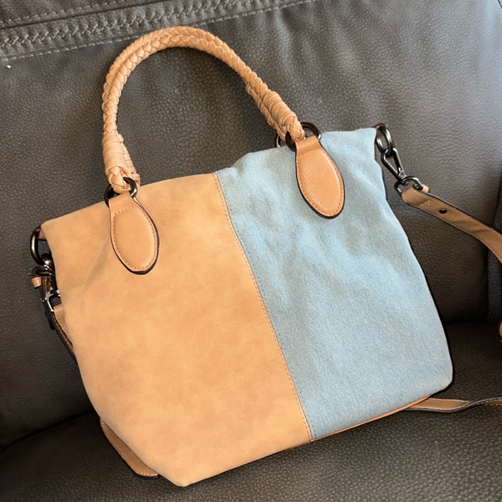 Dope Unbranded Beauty Two Tone Bag